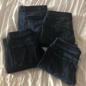 Bundle of Women’s Sz L/12 Jeans (4 total)